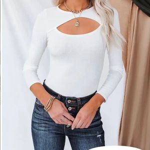 Willow Ribbed Cutout Bodysuit